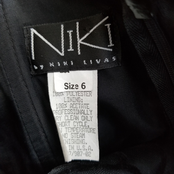 👗NIKI BLACK CHIFFON SEMI DRESS - Picture 3 of 10